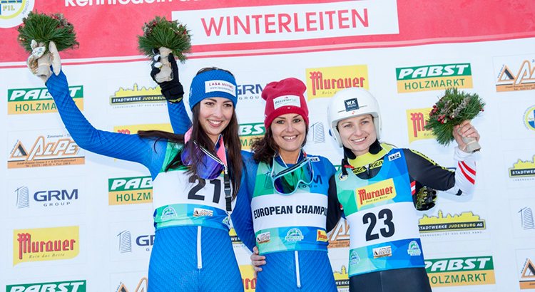 Podio femminile europei 11 02 2018