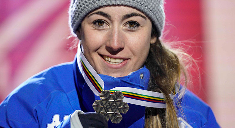 Goggia WCH SG Are 2019 medalplaza