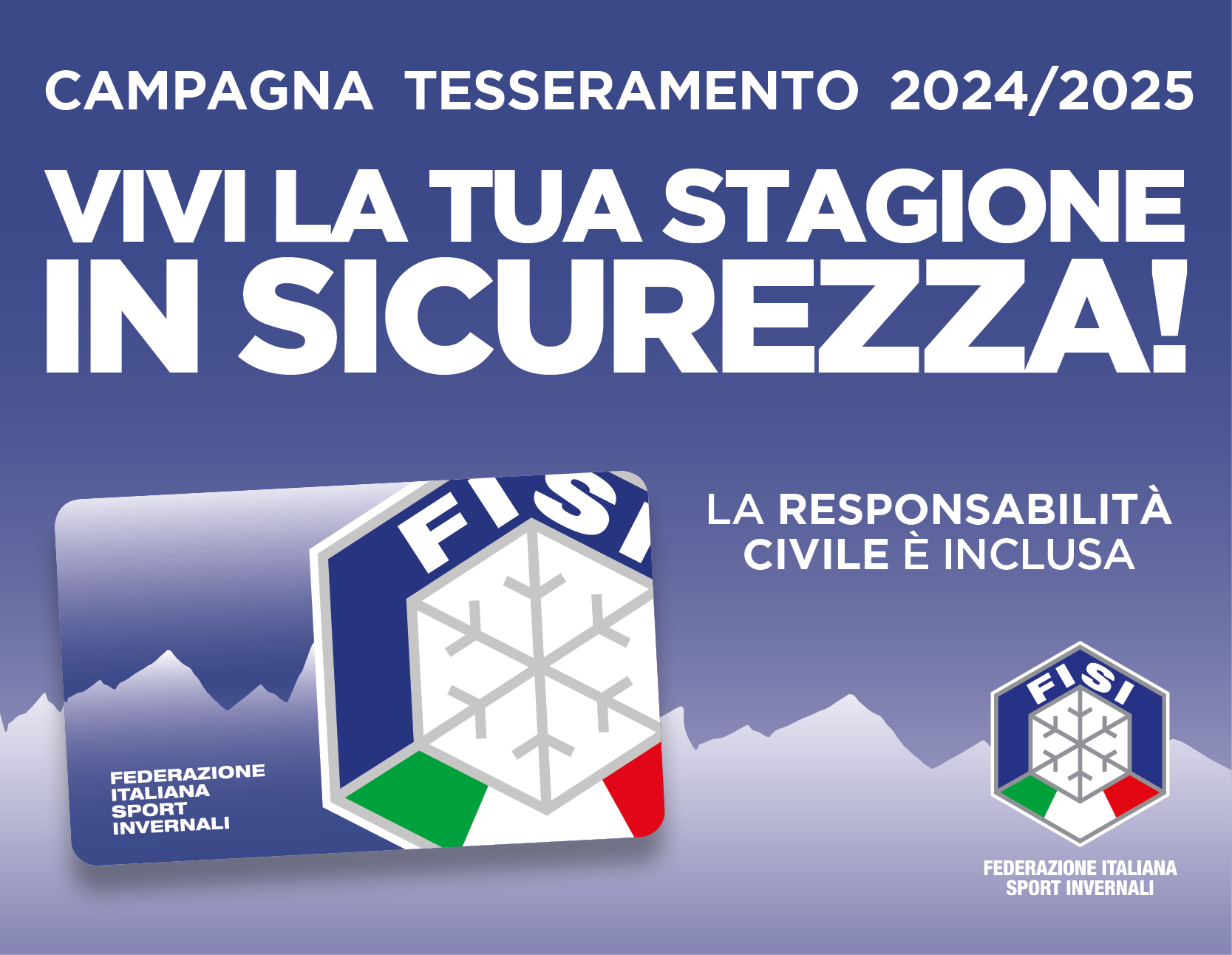 Tesseramento FISI 2024-2025